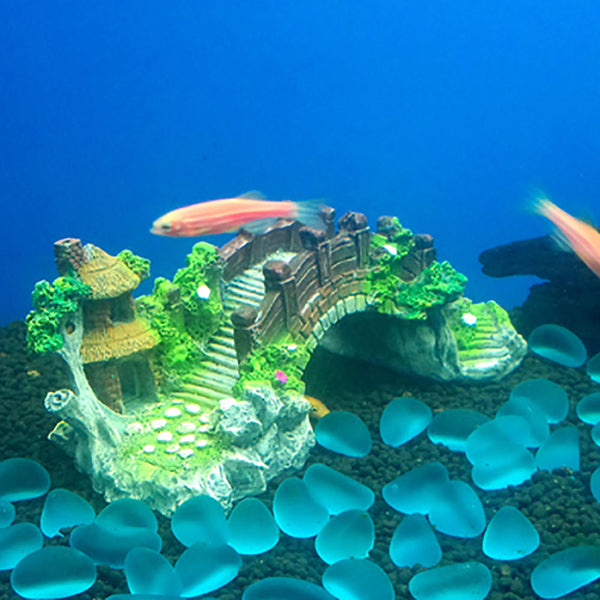 Aquariums Decorations Bridge Fish Tank Decoration Accessories Landscape  sqww
