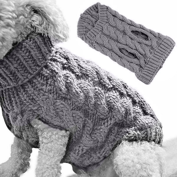 Small Dog Knitted Jumper Knitwear Pet Clothes Chihuahua Puppy Cat Sweater Coats