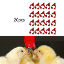 20Pieces Chicken Automatic Drinker Nipple Poultry Chicken Duck Hanging Useful