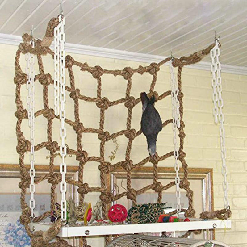 Rope Parrot Ladder Gym-Toys Swing-Play Climbing-Net Bird Hanging Chew