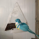 Window Bird Feeders Outdoor Triangle Acrylic Birdhouse Feeders