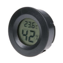2 Mini Round Digital LCD Thermometer & Hygrometer Temperature Humidity Meter New