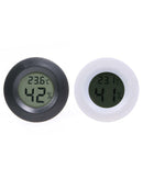 2 Mini Round Digital LCD Thermometer & Hygrometer Temperature Humidity Meter New
