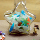 80x Aquarium Decor Pebbles Luminous Shells Fish Tank Garden Fluorescent Stones