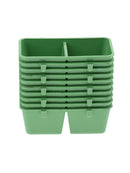 10x Bird Seed Food Feeding Dish Water Feeder Bowl with Holder Hook For Parrot