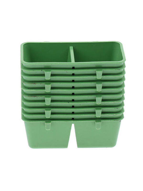 10x Bird Seed Food Feeding Dish Water Feeder Bowl with Holder Hook For Parrot