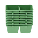 10x Bird Seed Food Feeding Dish Water Feeder Bowl with Holder Hook For Parrot