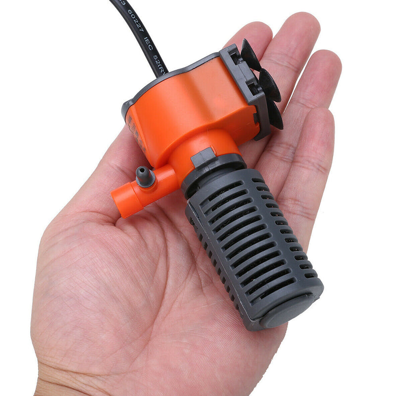 1 Set Aquarium Internal Filter 3 In 1 Oxygen Submersible Water Pump Newest Use
