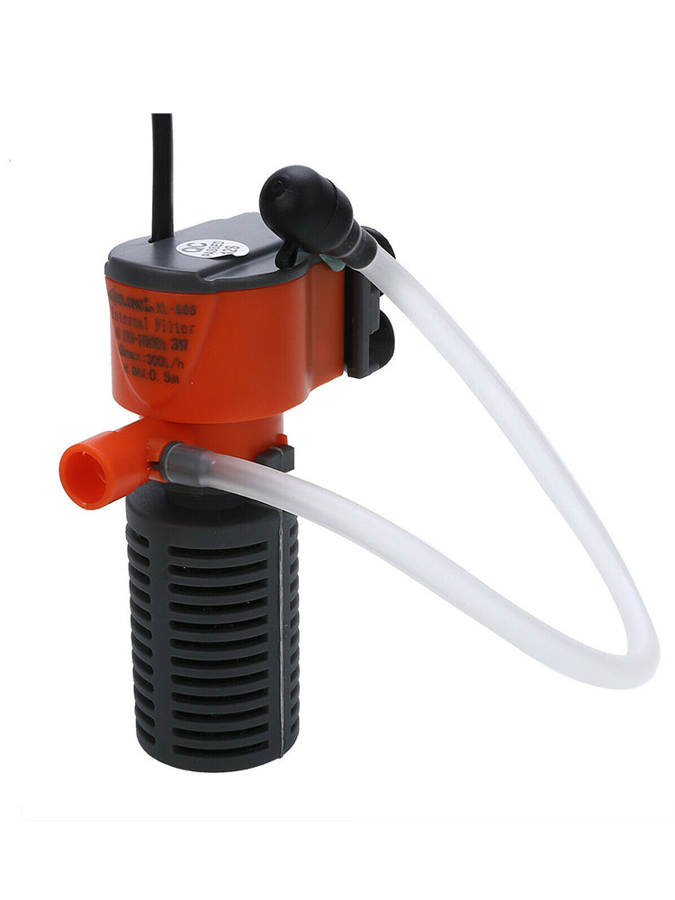 1 Set Aquarium Internal Filter 3 In 1 Oxygen Submersible Water Pump Newest Use