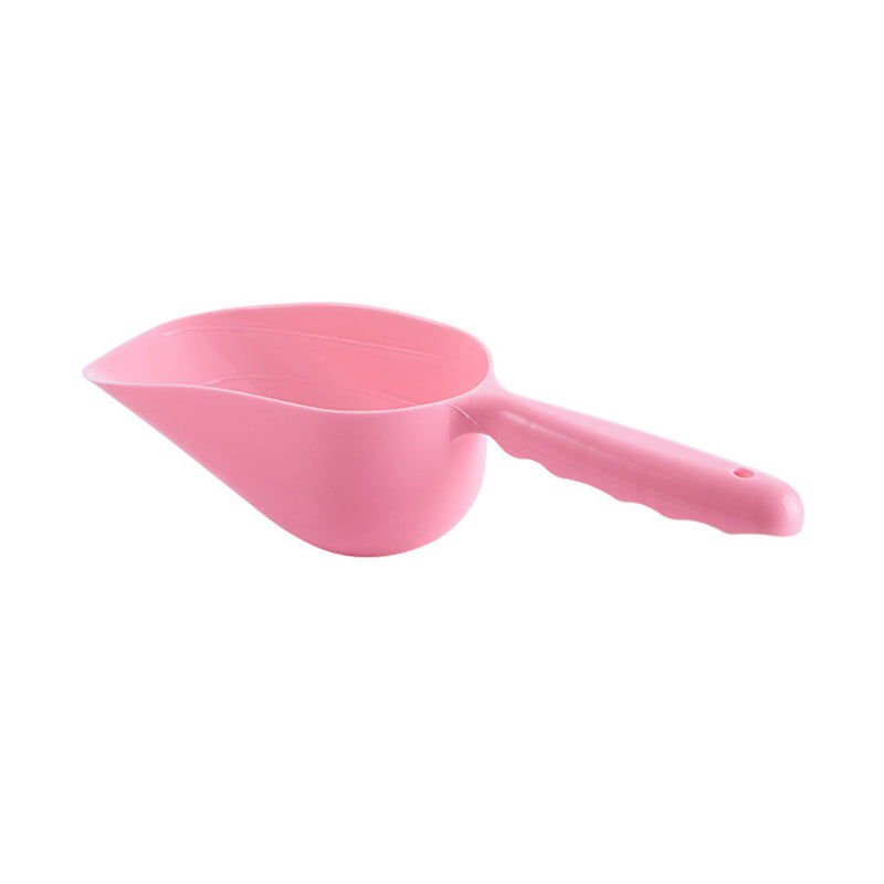 4xPlastic Pet Dog Food Feeder Shovel Puppy Cat Bird Rabbit Ferret Bowl Scoop New