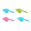 Pet Dog Puppy Cat Plastic Food Feeder Scoop Shovel Spade Dishes Tool 4Pcs/Set