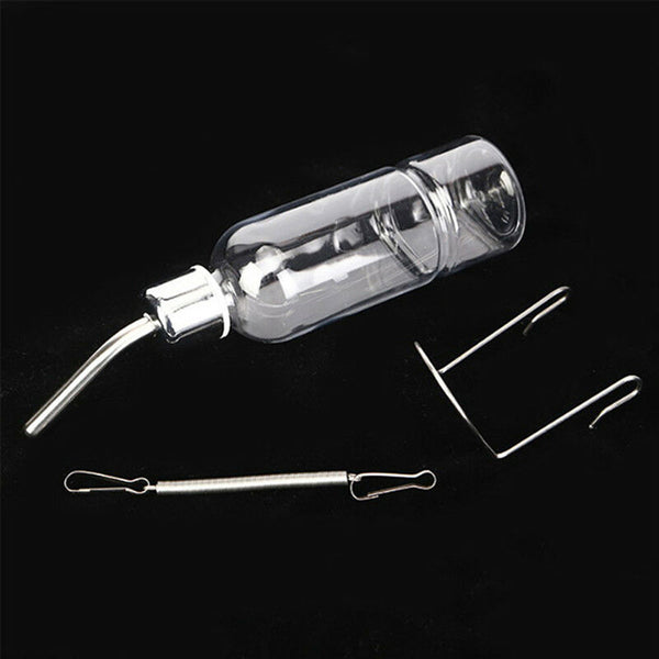 1xPet Dog Cat Drinking Kit Hanging Water Bottle Head For Hamster Cat Rabbit New