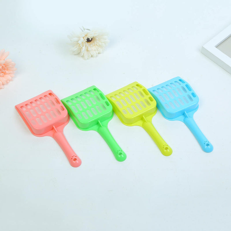 4 Pcs Cat Litter Shovel Neater Scoop Waste Sifter Pet Sand Shovel Cleaning Tool