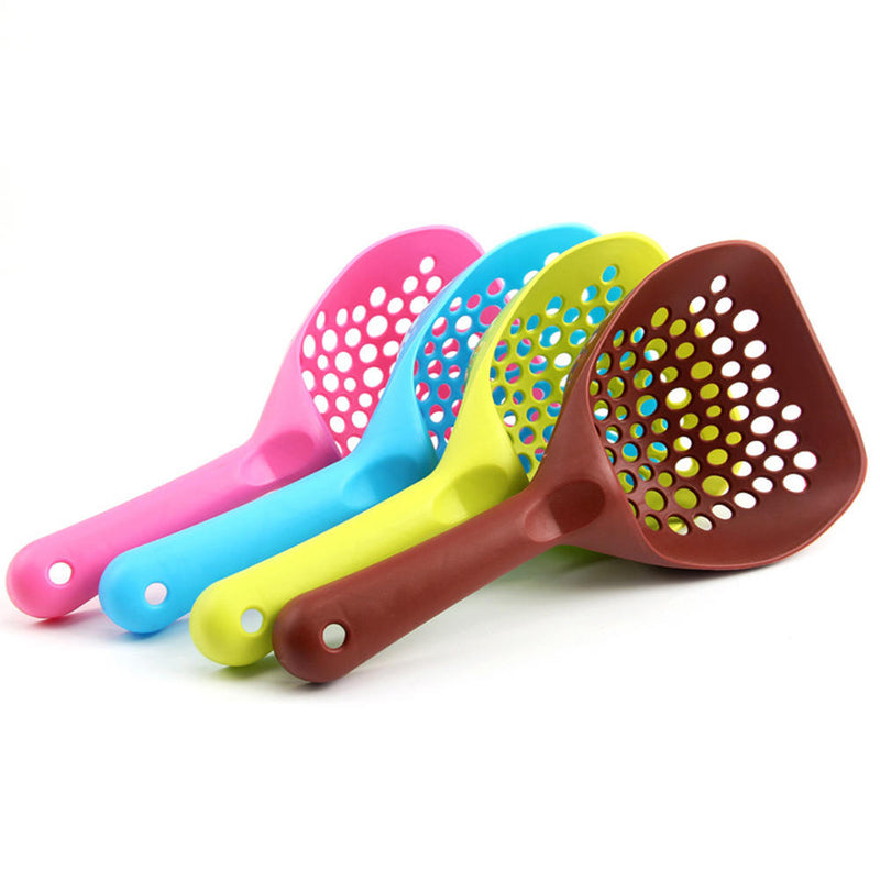 4 Pcs Cat Litter Scoop Plastic Thicken Large Pet Poops Scooper Cleaning Tools