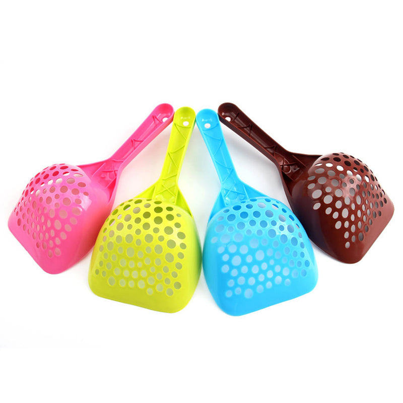 4xCat Litter Scoop Plastic Thicken Large Pet Poops Scooper Cleaning 4 Colors