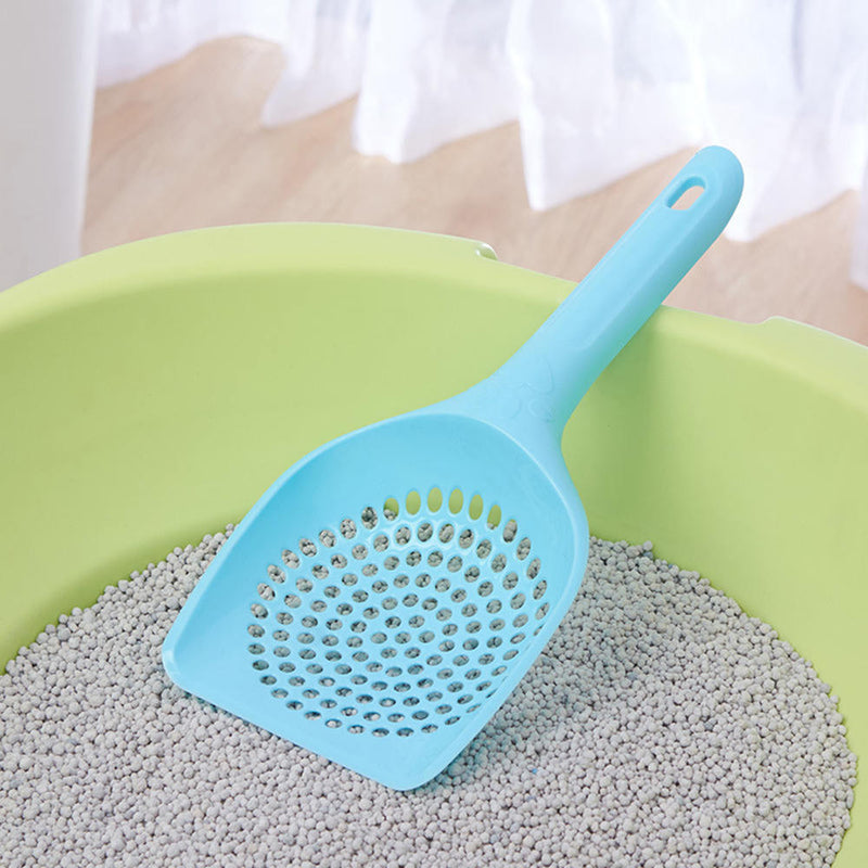 3 Pcs Cat Kitten Plastic Litter Tray Scoop Spoon Thick Waste Scooper Poop Shovel