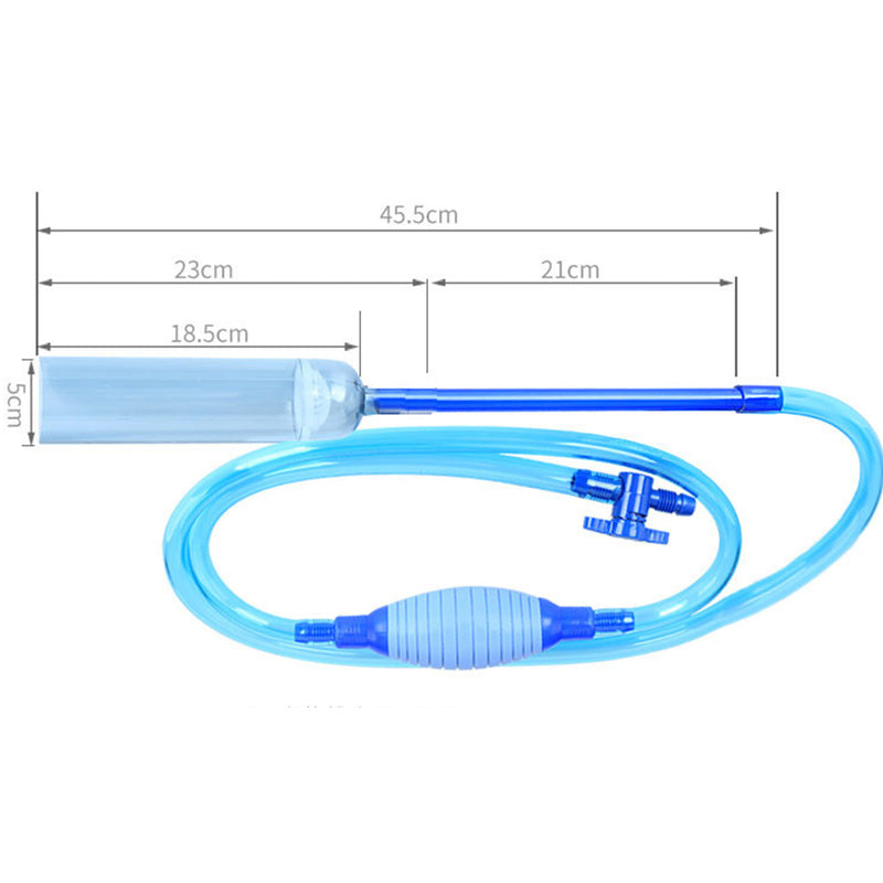 Aquarium Clean Siphon Vacuum Water Change Gravel Cleaner Fish Tank Pump Filter