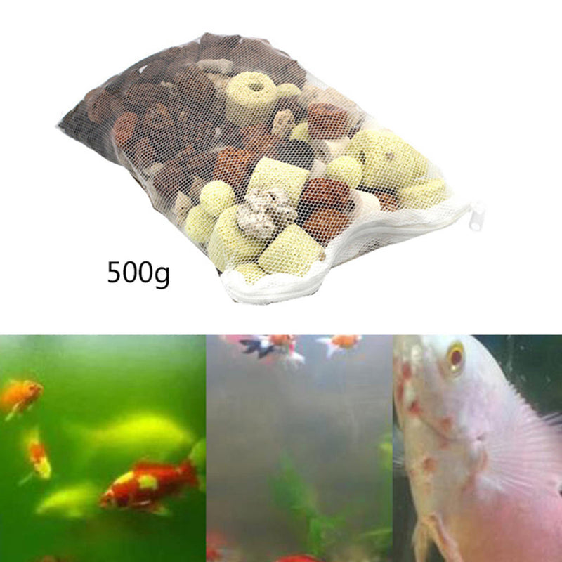 500g Aquarium Fish Tank Filter Media Activated Carbon Ceramic Biological Balls