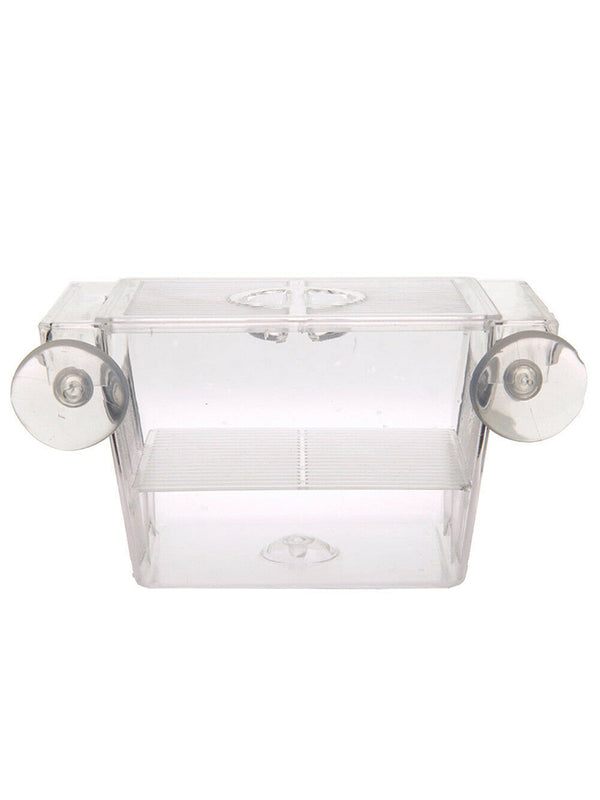 1 Pcs Aquarium Fish Tank Guppy Double Breeding Breeder Nursery Box Hatchery Code