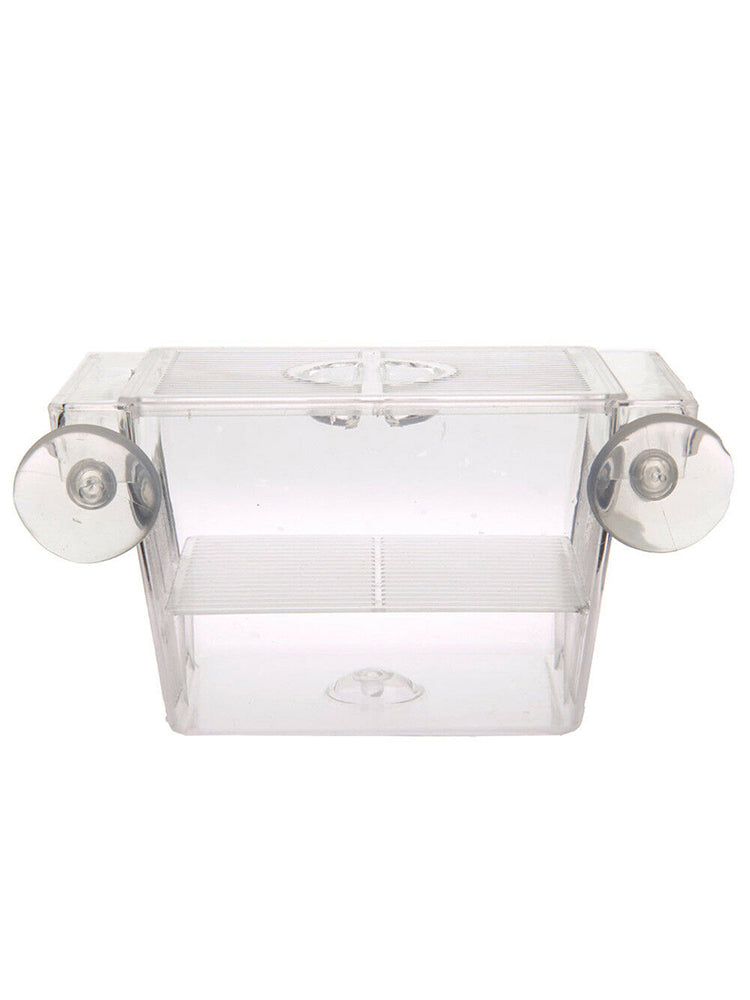 1 Pcs Aquarium Fish Tank Guppy Double Breeding Breeder Nursery Box Hatchery Code