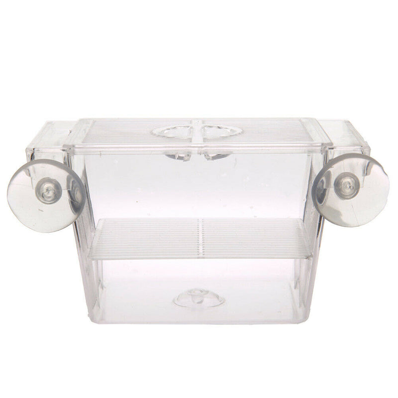 1 Pcs Aquarium Fish Tank Guppy Double Breeding Breeder Nursery Box Hatchery Code