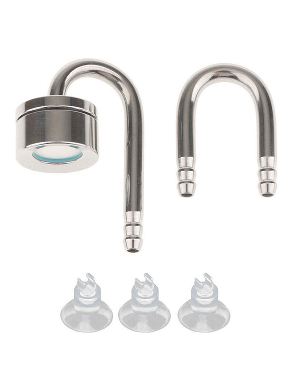 Stainless Steel Aquarium CO2 Diffuser w/U Tube Connector Aquarium Plant Tank