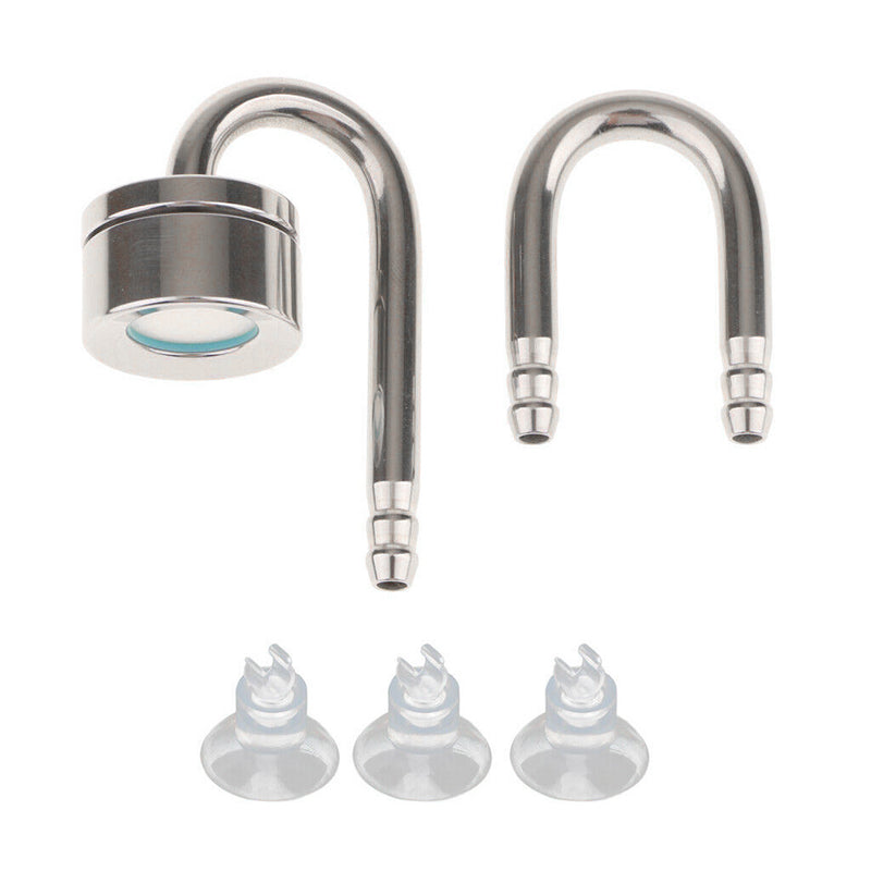 Stainless Steel Aquarium CO2 Diffuser w/U Tube Connector Aquarium Plant Tank