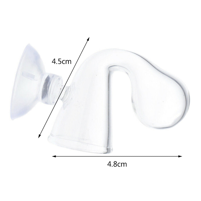 1 PC Aquarium Carbon Dioxide Monitor Glass Drop Ball Indicator+Suction Cups