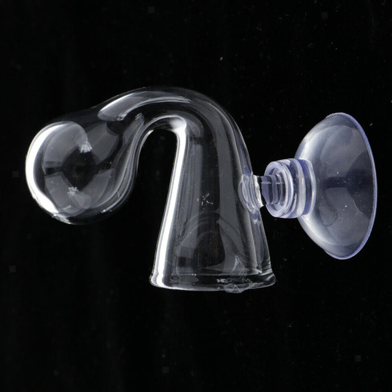 1 PC Aquarium Carbon Dioxide Monitor Glass Drop Ball Indicator+Suction Cups