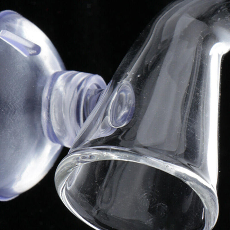 1 PC Aquarium Carbon Dioxide Monitor Glass Drop Ball Indicator+Suction Cups