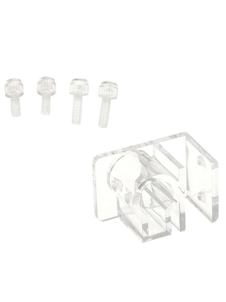 Universal Acrylic Aquarium PipeClamp Holder To Fix Inflow Outflow Tube Clip