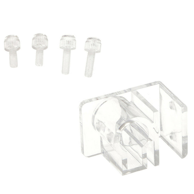 1 Set Acrylic Aquarium Water Pipe Hose Tube Clip Clamp Holder Fit For Pipe Glass