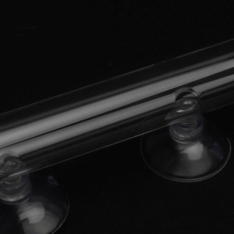 25CM Feeding Aquarium Tube Shrimp Glass Feeder Suction Cup Fish Tank Dish