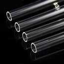 Aquarium Glass Transparent Feeder Tube Shrimp Feeding Food Round Dish