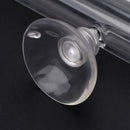 Aquarium Glass Transparent Feeder Tube Shrimp Feeding Food Round Dish