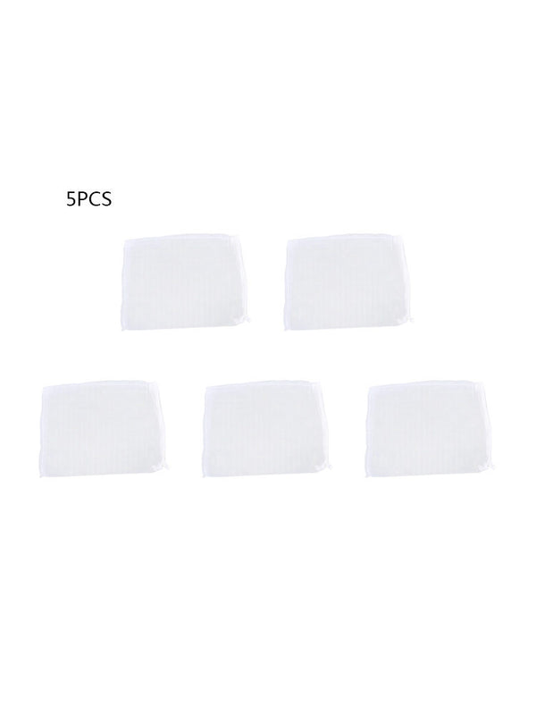 5x Nylon Aquarium Fish Tank Pond Filter Media Zip Meshes Net Food Zipper Bags