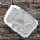 5PCS Nylon Aquarium Fish Tank Pond Filter Media Zip Meshes Net Bag Zipper White