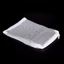 5PCS Nylon Aquarium Fish Tank Pond Filter Media Zip Meshes Net Bag Zipper White