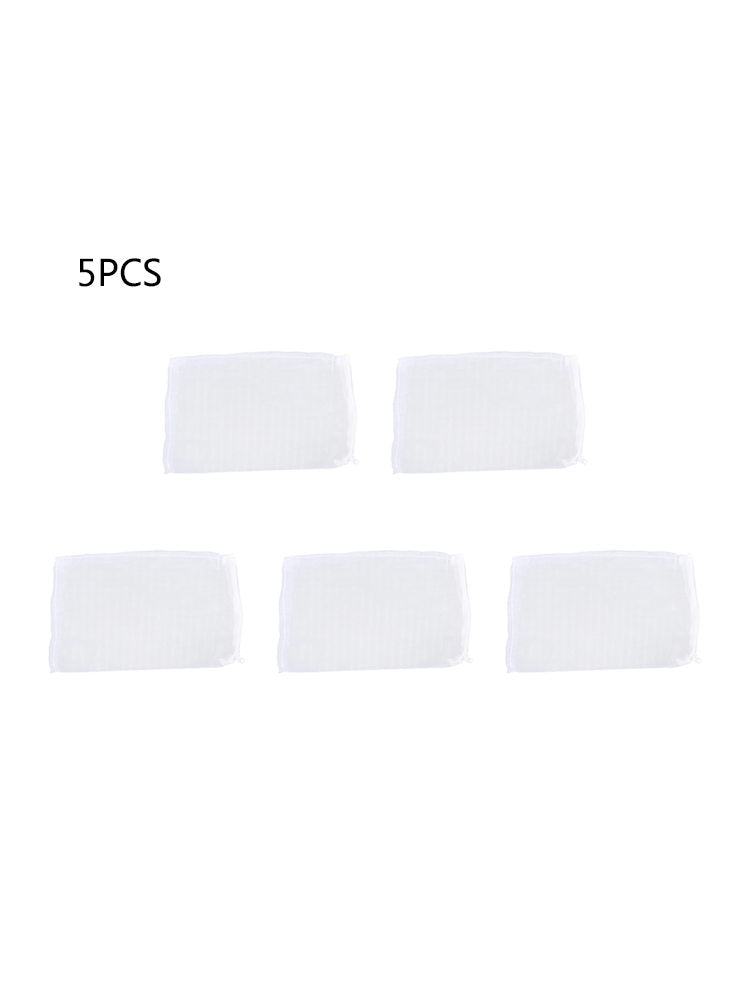 5PCS Lots Nylon Aquarium Fish Tank Pond Filter Media Meshes Net Food Zipper Bag