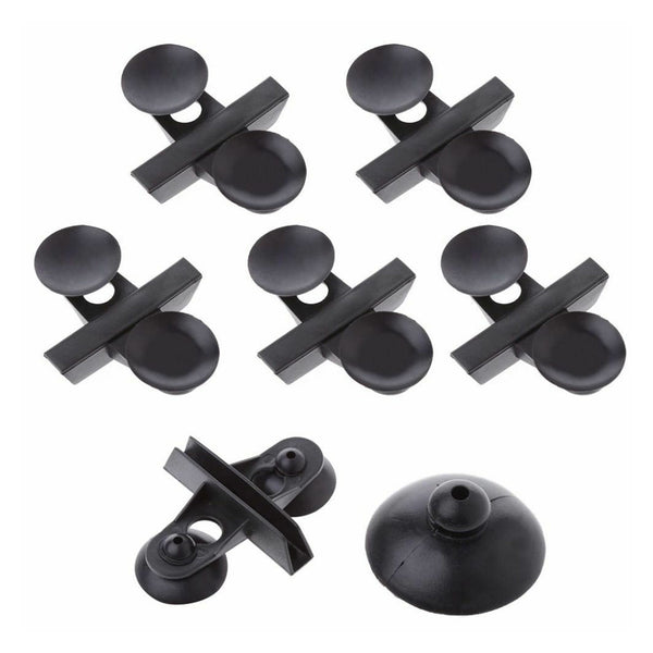 10 Pieces Quality Aquarium Fish Tank Divider Suction Cup Plastic Sheet Holder