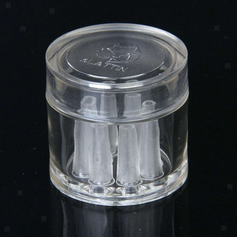 1x New Shrimp Feeding Dish Crystal Glass Planaria Trap Worm Catch Pen 8 Holes