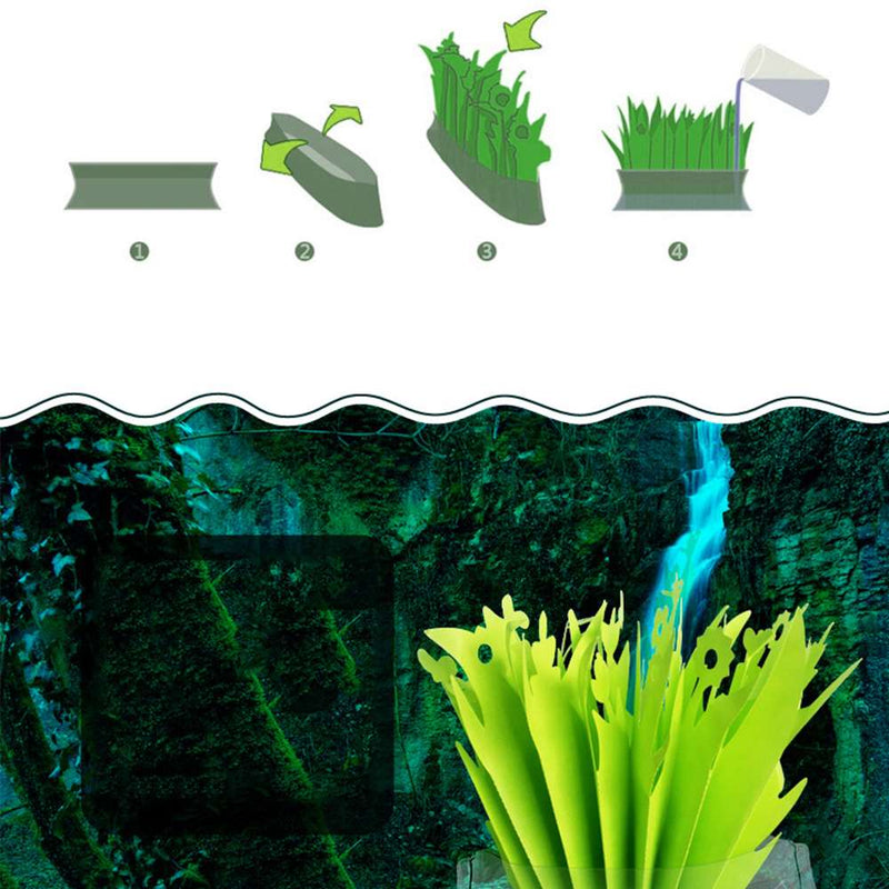 5 Pieces Quality Green Humidifier Climbing Box Moisturizing Artificial Plant