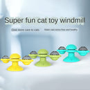 Pet Toy Cat Turntable Funny Cat Toy Scratch Scratching (Yellow)