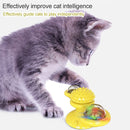 Pet Toy Cat Turntable Funny Cat Toy Scratch Scratching (Yellow)