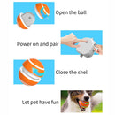 O1 Intelligent Remote Control Pet Toy Dog Training Luminous Ball (Yellow)