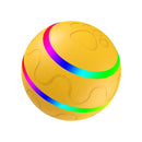 O1 Intelligent Auto Pet Toy Dog Training Luminous Ball (Yellow)