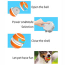 O1 Intelligent Auto Pet Toy Dog Training Luminous Ball (Yellow)