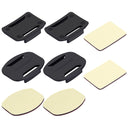 PULUZ 2 PCS Curved Surface Mounts + 2 PCS Flat Surface Mounts + 4 PCS Adhesive Mount Stickers for PULUZ Action Sports Cameras Jaws Flex Clamp Mount for GoPro HERO10 Black / HERO9 Black / HERO8 Black / ... , DJI Osmo Action, Xiaoyi and Other Action Cameras