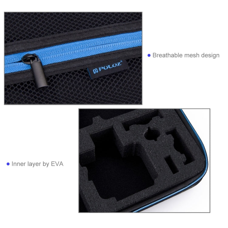 PULUZ Waterproof Carrying and Travel Case for GoPro HERO10 Black / HERO9 Black / HERO8 Black /7 /6 /5 /4 /3+ /3 /2 /1, DJI Osmo Action and other Sport Cameras Accessories, Large Size: 32cm x 22cm x 7cm