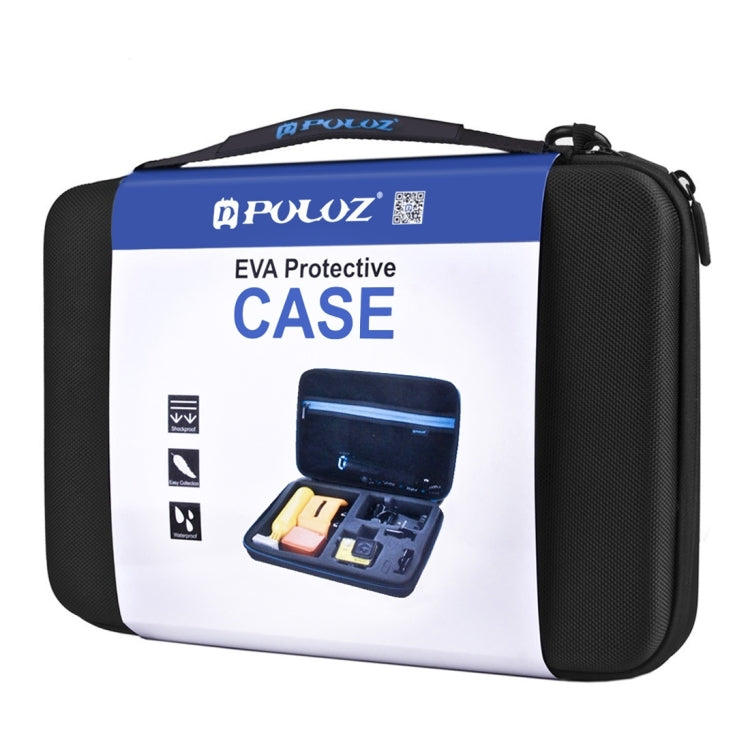 PULUZ Waterproof Carrying and Travel Case for GoPro HERO10 Black / HERO9 Black / HERO8 Black /7 /6 /5 /4 /3+ /3 /2 /1, DJI Osmo Action and other Sport Cameras Accessories, Large Size: 32cm x 22cm x 7cm